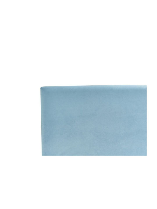 Beliani Fitou Κάλυμμα Βάσης Κρεβατιού Blue 90x200cm