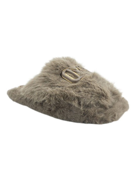 Plato Winter Women's Slippers in Brown color