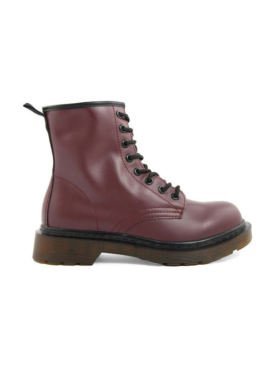 Fashion Attitude Botine pentru femei Burgundy