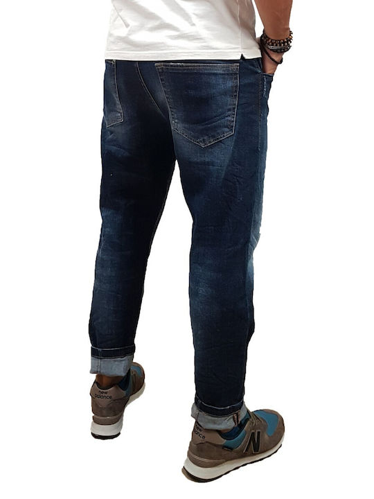 Cover Jeans Monaco Мъжки Дънков Панталон Свободен Fit син деним