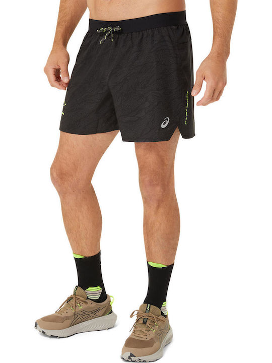 ASICS Fujitrail Herrenshorts Schwarz