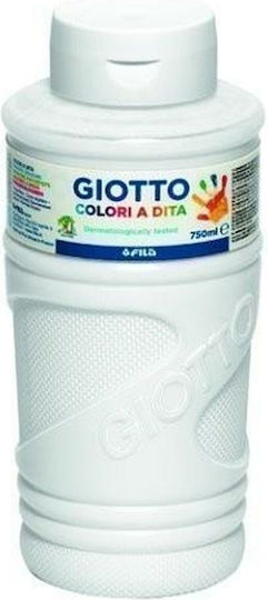 Ζωγραφική Δάχτυλα Giotto Λευκό 750 Ml X6