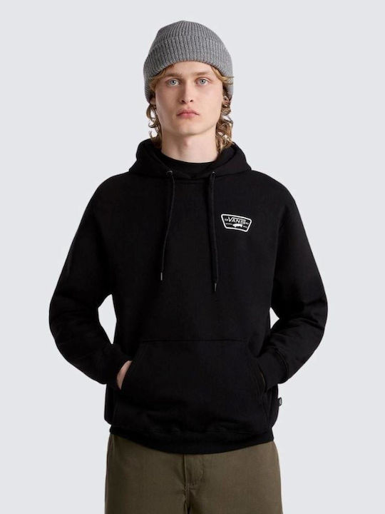 Vans Full Patch Pullover Men's Sweatshirt with Hood Black