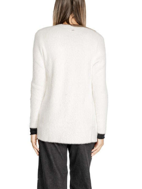 Morgan Long Women's Knitted Cardigan White