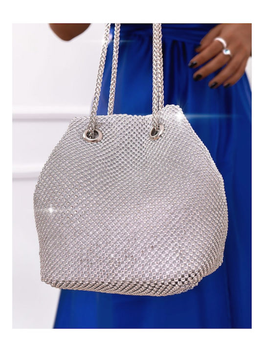 Women's Pouch Shoulder Silver