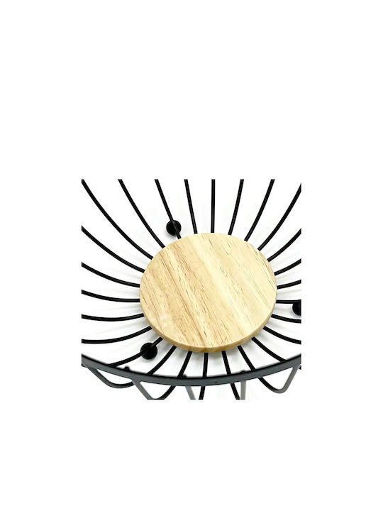 Fruitieră Metalic Negru 25x12.5buc