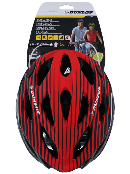 Dunlop Κράνος Ποδηλάτου Βουνού Κόκκινο Dunlop Κράνος Ποδηλάτου Βουνού Κόκκινο