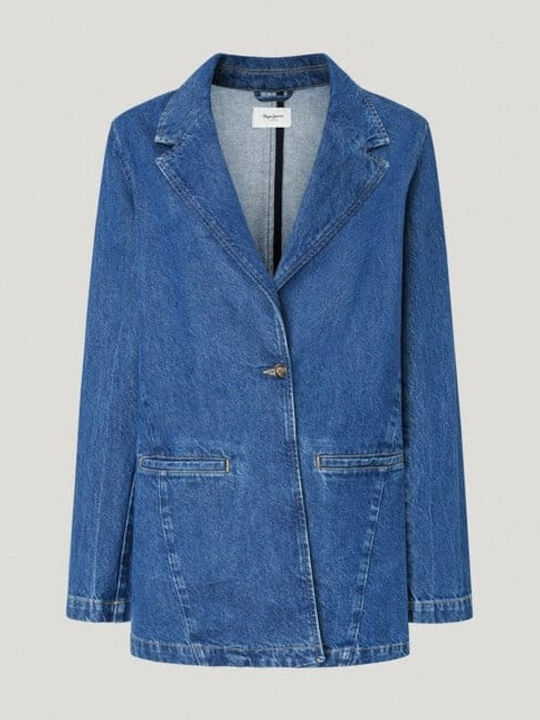 Pepe Jeans Mabel Γυναικείο Σακάκι Denim