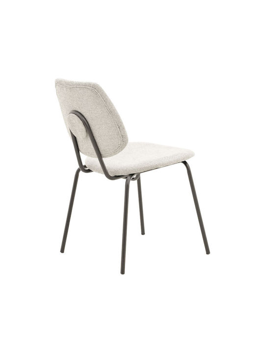 Pietro Dining Room Fabric Chair Light grey 50x53x83cm