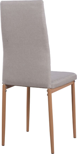 Lady Stühle Speisesaal Beige 4Stück 40x48x95cm