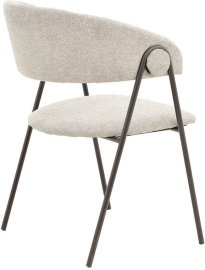 Rachele Scaune Sala de mese Gri deschis 1buc 52x53x83buc