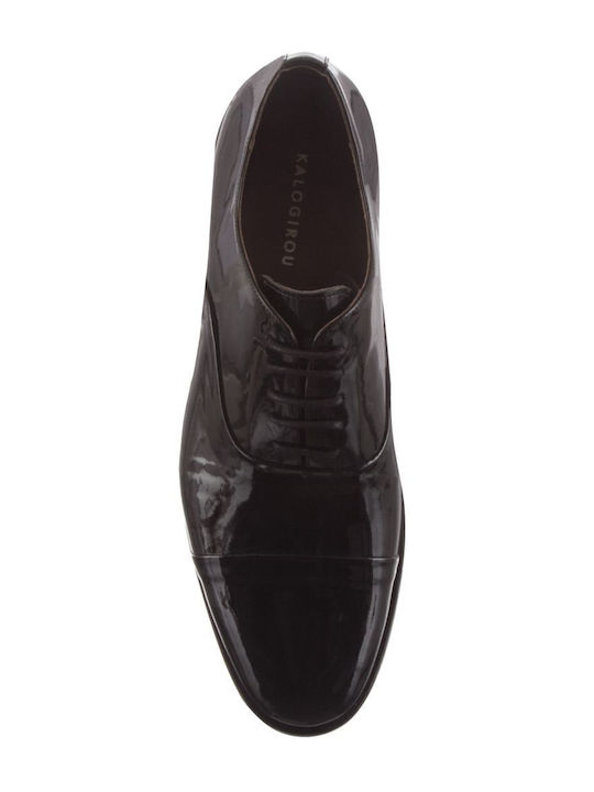 Men's Patent Leather Dress Shoes Black