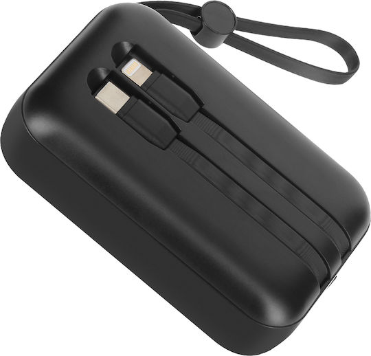 LinQ PD15502 Външна Батерия 10000mAh 20W с USB-A Изходен Порт Черна
