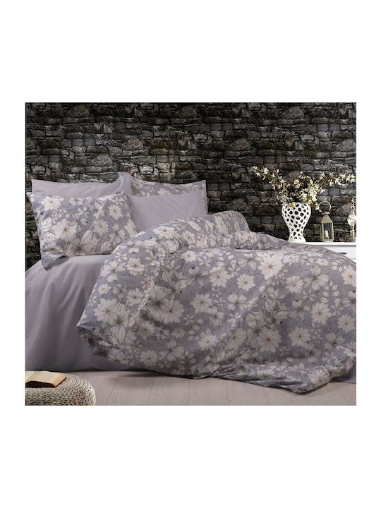 Dimcol Duvet Cover Single 160x240 Grey