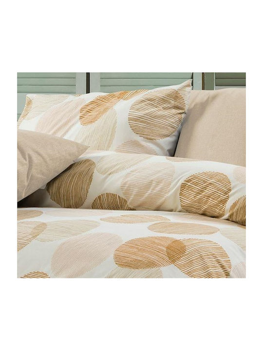 Dimcol Duvet Cover Single 160x240 Beige