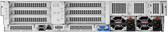 HP ProLiant DL380 Gen11 (Xeon Silver 4510/64ГБ DDR5/Няма ОС)