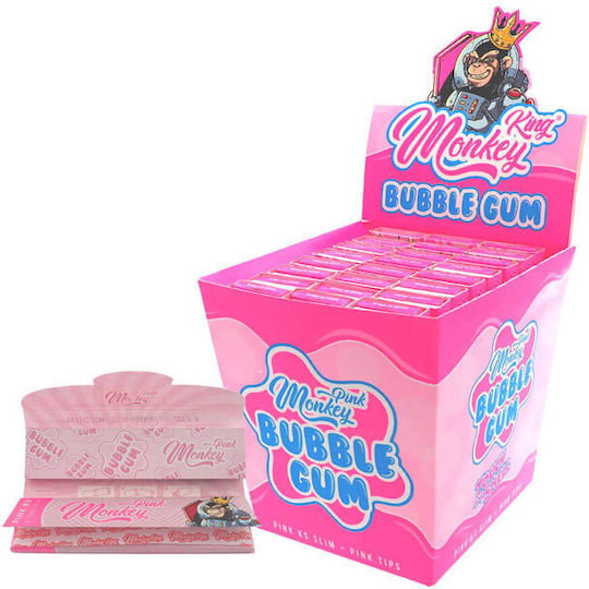 Monkey King Cigarette Rolling Papers Slim King Size with Cone Tips 32 sheets 1pcs