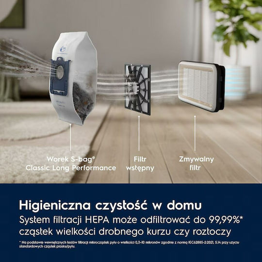 Electrolux EB51C1OG Staubsauger 750W Eingetütet 3Es Blau