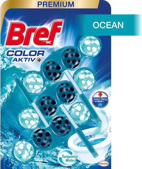 Ocean Breeze Triple Pack Toilet Bowl Fresheners 50g Each
