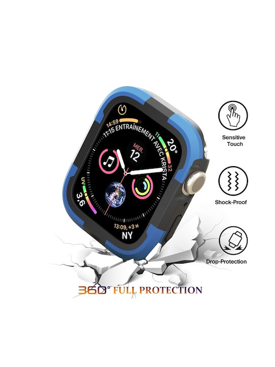 Θήκη Σιλικόνης σε Μπλε χρώμα για Apple Watch Series SE 2, 6, SE, 5, 4