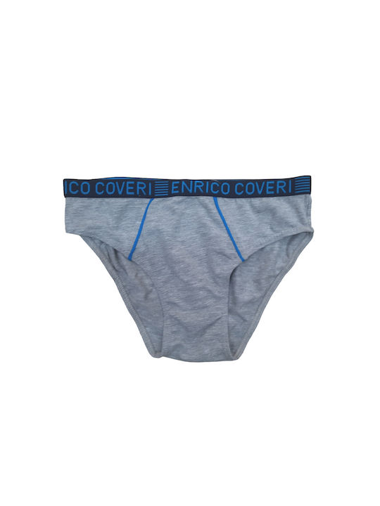 ENRICO COVERI 4136 slip adolescent din denim de bumbac