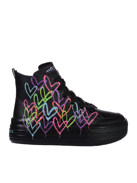 Skechers Hyperlift Love Daz Booties Black