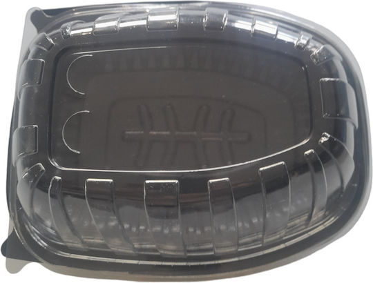 Disposable Plastic PP Tableware for Hot / Microwave Safe Black 110pcs Ψητού Κοτόπουλου