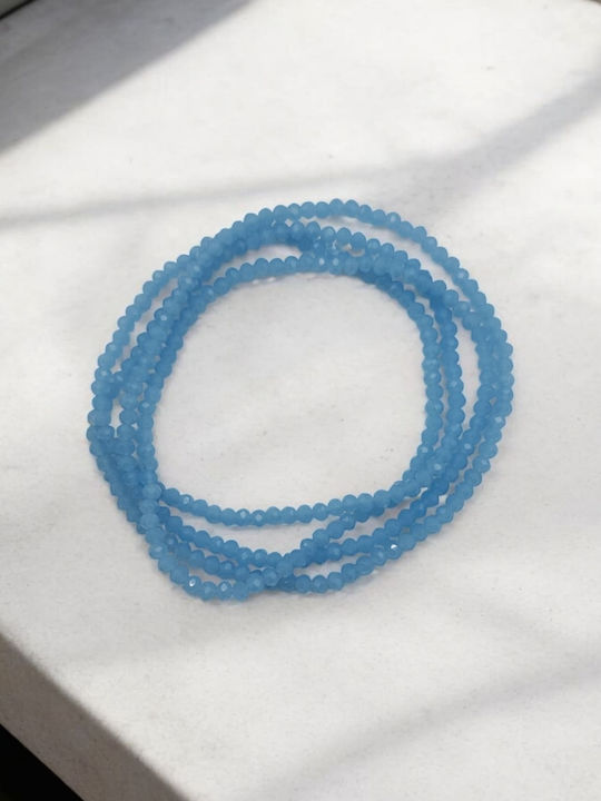Small Light Blue Necklace Light Blue
