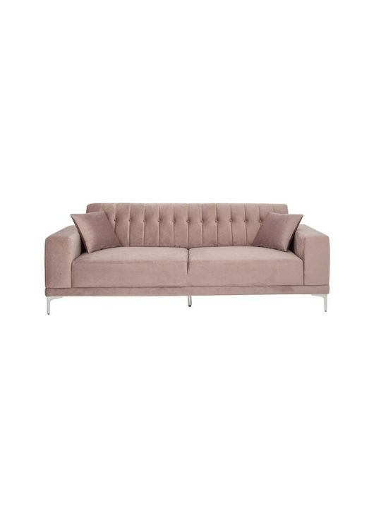 Dreisitzer Samtsofa Sapiego Apfel 236x86x85cm