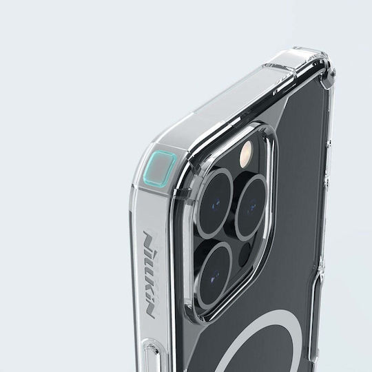 Nillkin Nature Pro Magnetic Задна корица Силикон / Пластмаса Прозрачен (iPhone 15 Pro Max)