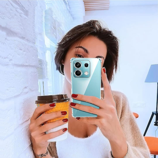 Techsuit Shockproof Clear Back Cover Σιλικόνης Διάφανο (Redmi Note 13 Pro 4G / Poco M6 Pro 4G)