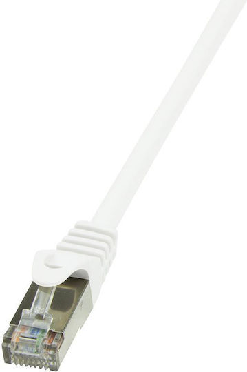 LogiLink F/UTP Cat.6 (Gigabit) Cablu De Rețea Ethernet 7.5m Alb