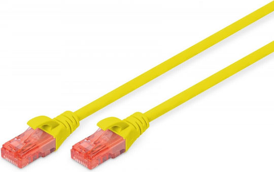 Digitus U/UTP Cat.6 Ethernet Network Cable 3m Yellow 1pcs