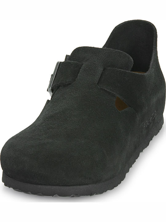 Heritage London Wildleder Stiefeletten Damen Schwarz