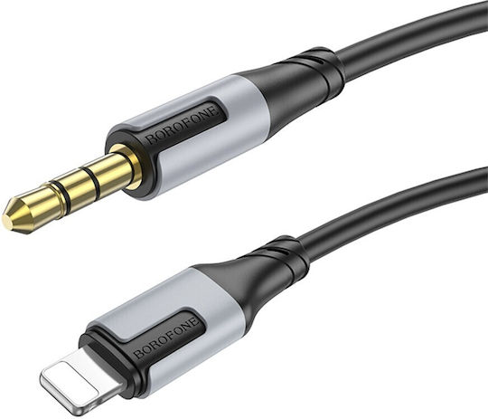 Borofone Type C USB 2.0 Cable USB-C male - 3.5mm Μαύρο 1m