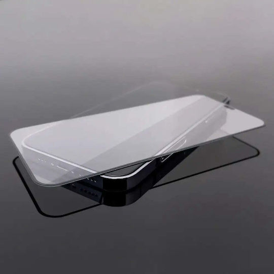 Hurtel Full Glue Tempered Glass Μαύρο (Galaxy A55)