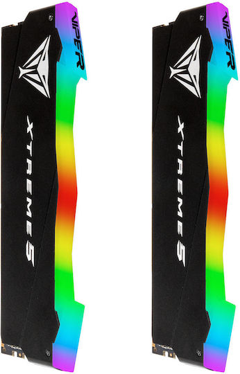 Patriot Viper Xtreme 5 RGB 32GB DDR5 RAM with 2 Modules (2x16GB) and 8000 Speed for Desktop