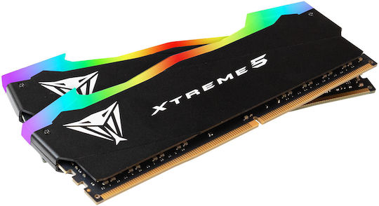 Patriot Viper Xtreme 5 RGB 32GB DDR5 RAM with 2 Modules (2x16GB) and 8000 Speed for Desktop