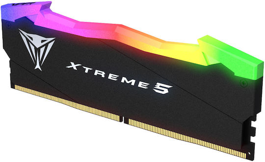 Patriot Viper Xtreme 5 RGB 32GB DDR5 RAM with 2 Modules (2x16GB) and 8000 Speed for Desktop