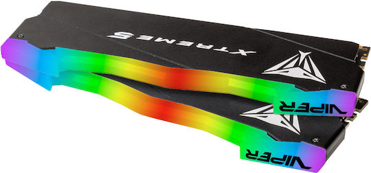 Patriot Viper Xtreme 5 RGB 32GB DDR5 RAM with 2 Modules (2x16GB) and 8000 Speed for Desktop