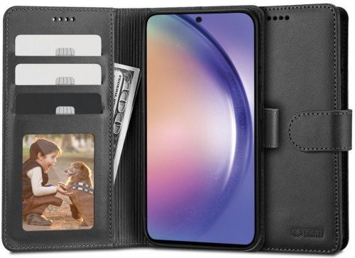 Tech-Protect Wallet Δερματίνης Μαύρο (Samsung Galaxy A15 4G / 5G)