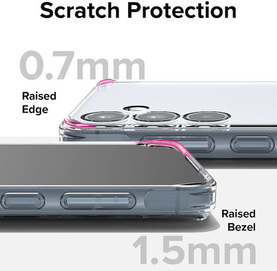 Ringke Fusion Back Cover Σιλικόνης / Πλαστικό Διάφανο (Galaxy A55)