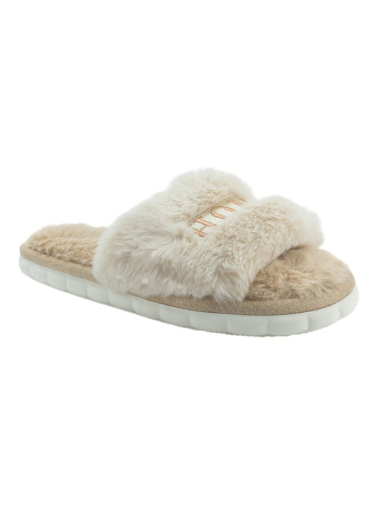 Plato Winter Women's Slippers in Green color