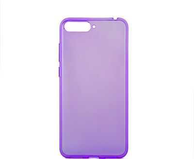 Silicone Back Cover Purple (Huawei Y6 2018)