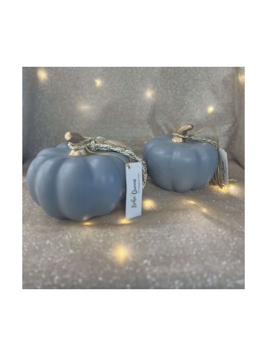 Tabletop Lucky Charm Pumpkin Gray Ceramic 1pcs