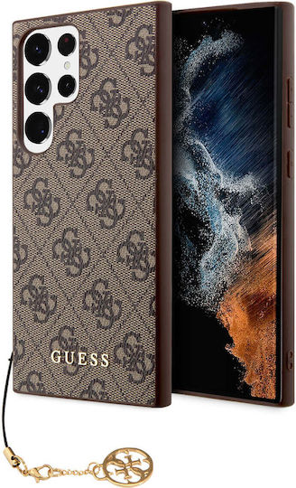 Guess 4g Charms Collection Back Cover Plastic Maro (Samsung S24 Ultra)