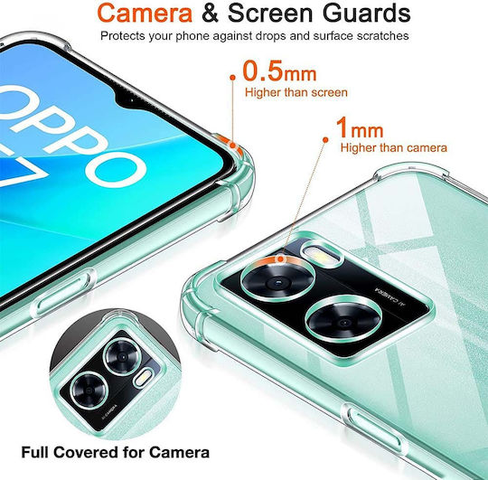 Techsuit Techsuit Back Cover Silicone Transparent (OnePlus Nord N20 SEOppo A57 4G)