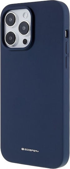 Mercury Back Cover Silicone Navy Blue (iPhone 14 Pro)