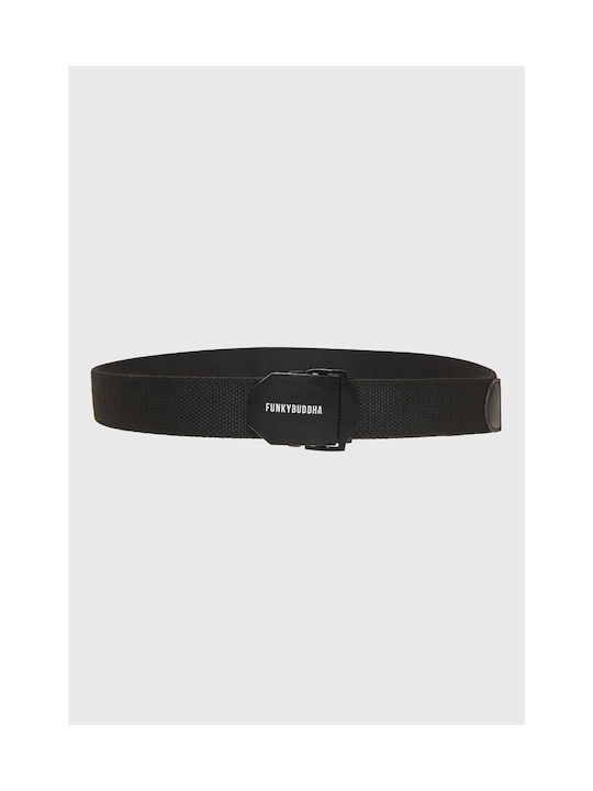 Funky Buddha Men's Belt Black