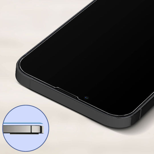2 закалени стъкла Iphone 13 13 Pro 9h скосен ръб Akashi прозрачен